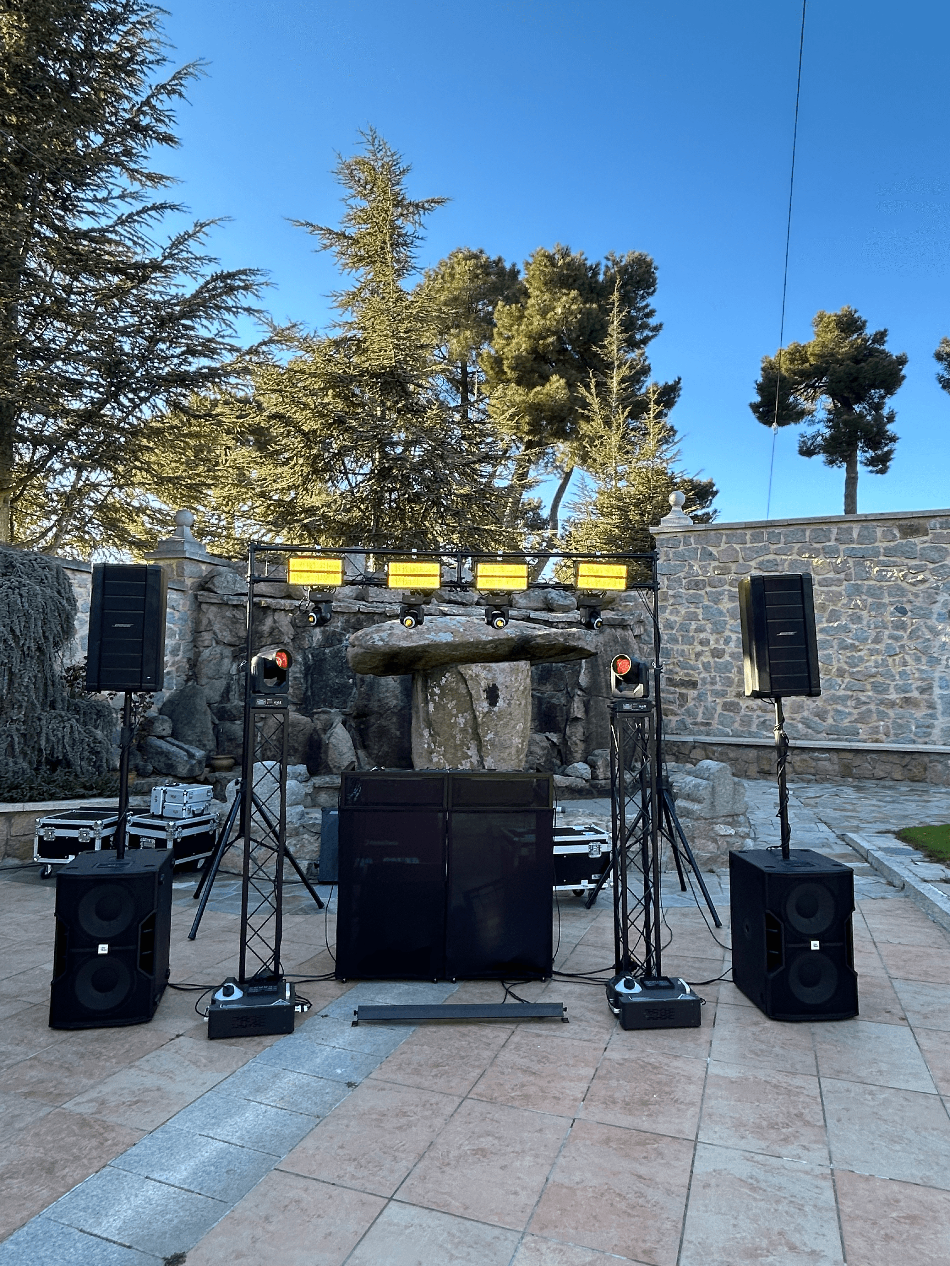 Equipo de iluminación disco móvil Eurosound