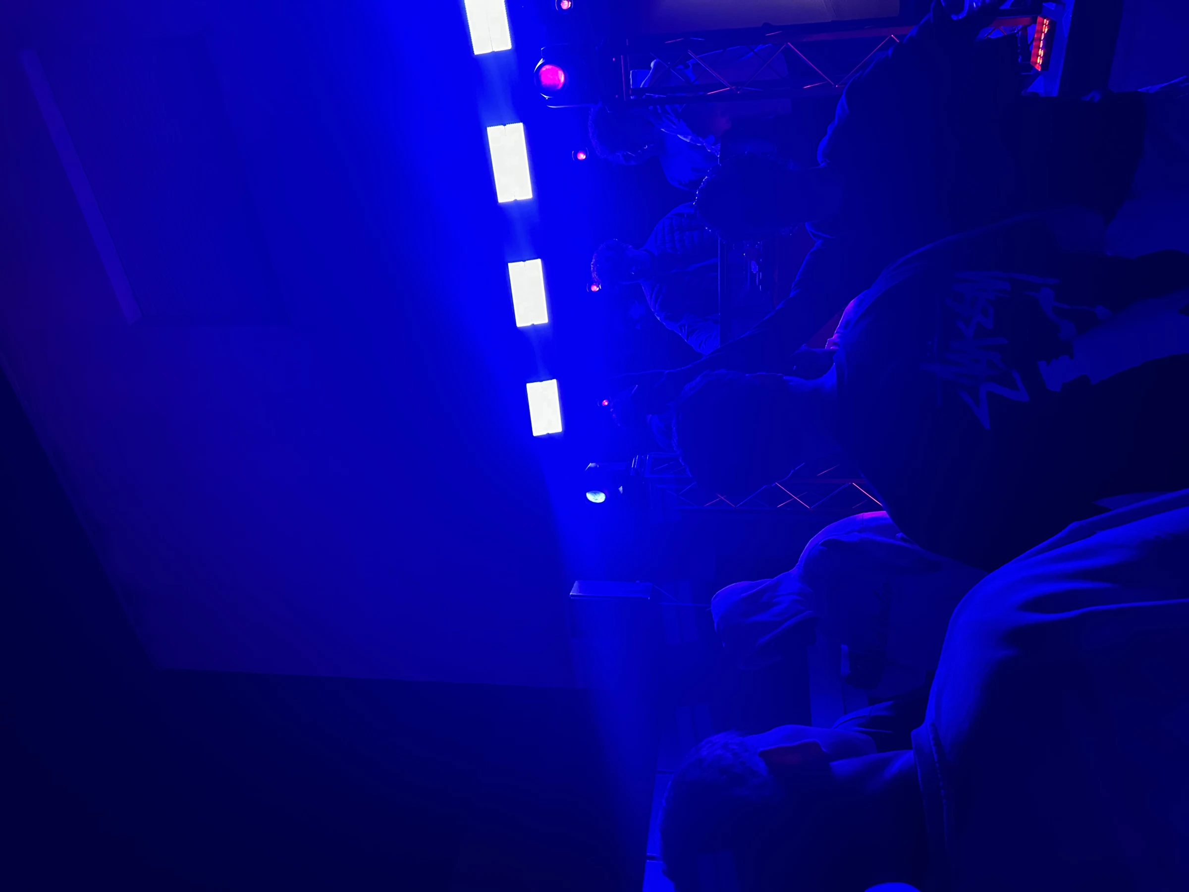 Pista de baile iluminada